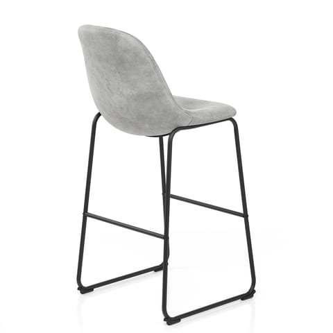 Platina Bar Stool Antique Light Grey