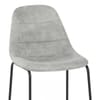 Platina Bar Stool Antique Light Grey