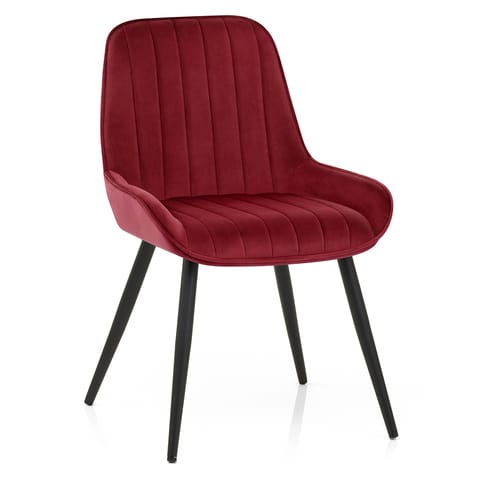 Mustang Chair Red Velvet