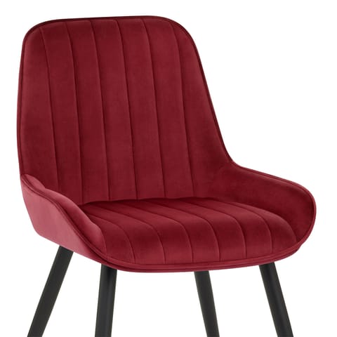 Mustang Chair Red Velvet