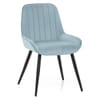 Mustang Chair Sky Blue Velvet