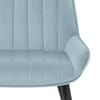 Mustang Chair Sky Blue Velvet