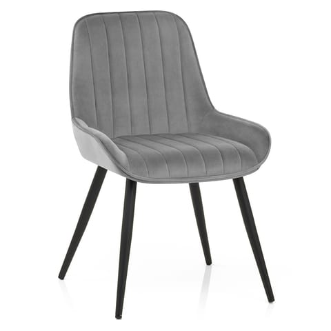 Mustang Chair Dark Grey Velvet
