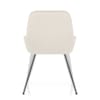 Mustang Chrome Chair Cream Velvet