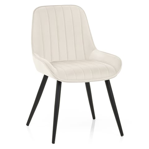 Mustang Chair Cream Velvet