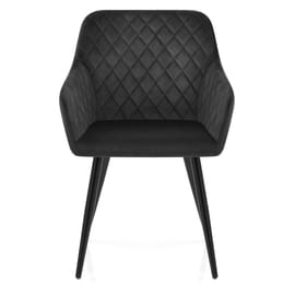 Chevy Armchair Black Velvet