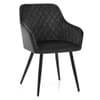 Chevy Armchair Black Velvet
