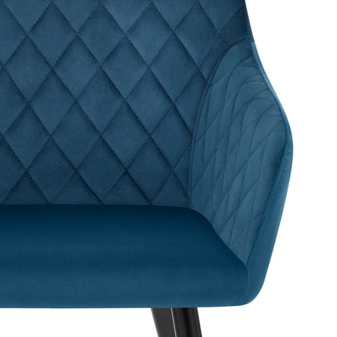 Chevy Armchair Blue Velvet