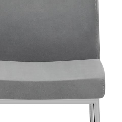 Pacino Stool Grey Velvet