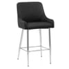 Genoa Bar Stool Black Velvet