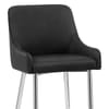 Genoa Bar Stool Black Velvet