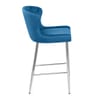 Grace Bar Stool Blue Velvet