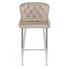 Grace Bar Stool Beige Velvet