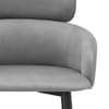 Chloe Bar Stool Grey Velvet