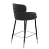 Chloe Bar Stool Black Velvet
