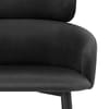 Chloe Bar Stool Black Velvet