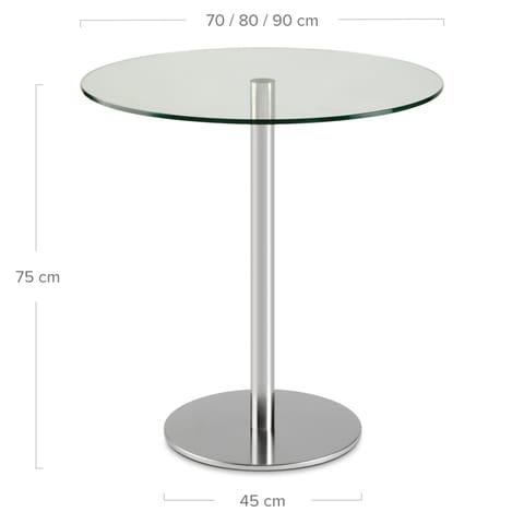 Small Helsinki Glass Table