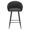 Cosy Bar Stool Charcoal