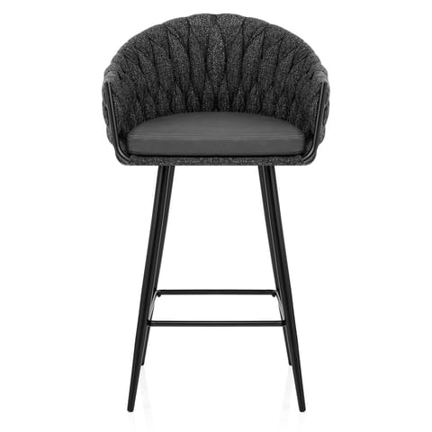 Cosy Bar Stool Charcoal
