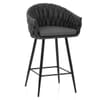 Cosy Bar Stool Charcoal