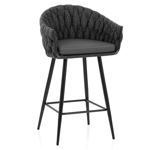 Cosy Bar Stool Charcoal