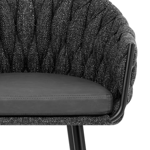 Cosy Bar Stool Charcoal