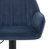 Sol Bar Stool Blue Velvet