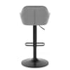 Sol Bar Stool Grey Velvet