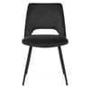 Viola Dining Chair Black Velvet