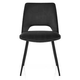 Viola Dining Chair Black Velvet