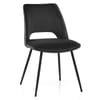 Viola Dining Chair Black Velvet