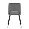 Viola Dining Chair Grey Velvet