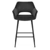 Viola Bar Stool Black Velvet