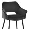 Viola Bar Stool Black Velvet