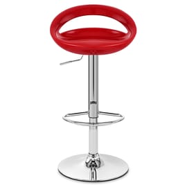 Crescent Bar Stool Red