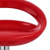 Crescent Bar Stool Red