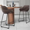 Kanto Bar Stool Brown