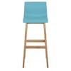 Drift Oak & Blue Bar Stool