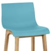 Drift Oak & Blue Bar Stool