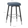 Luca Bar Stool Blue