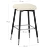 Luca Bar Stool Cream