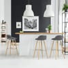 Jive Wooden Stool Grey