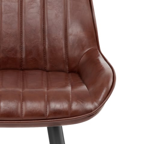 Mustang Bar Stool Antique Brown