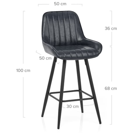 Mustang Bar Stool Antique Slate