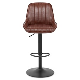 Mustang Gas Lift Bar Stool Antique Brown