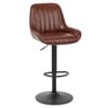 Mustang Gas Lift Bar Stool Antique Brown