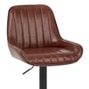 Mustang Gas Lift Bar Stool Antique Brown