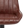 Mustang Gas Lift Bar Stool Antique Brown