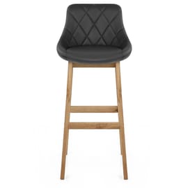 Breeze Wooden Stool Black