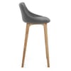 Breeze Wooden Stool Grey
